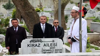 ŞEHİT SAVCI MEHMET SELİM KİRAZ'IN MAKAM ODASI VE KABRİ ZİYARET EDİLDİ
