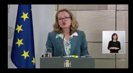 Así anuncia de esta manera tan ambigüa Nadia Calviño el chorro de millones que le caerán a las teles