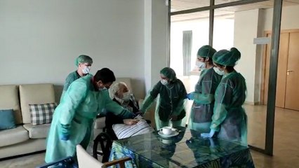 Antonio Magdaleno, de 98 años, se cura de coronavirus y regresa a su hogar