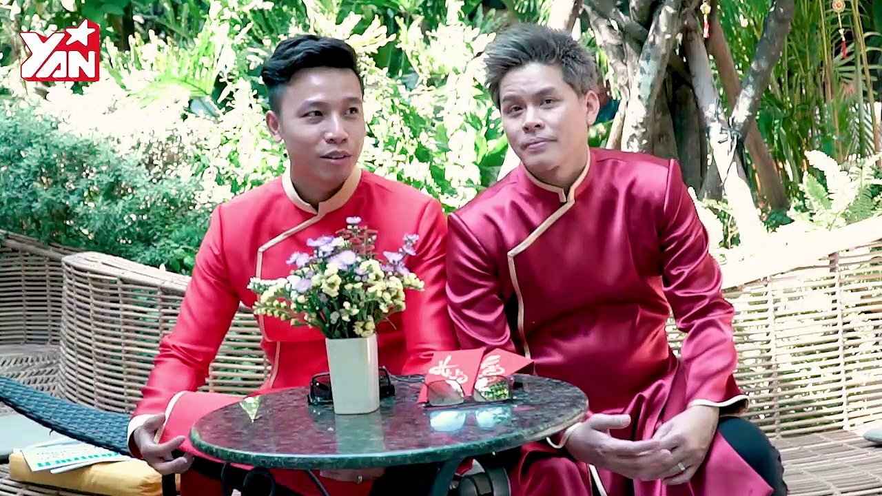 Jonh Huy Trần và Nhiệm Huỳnh chơi Tết