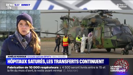 Face à la saturation des hôpitaux à Metz, les transferts continuent