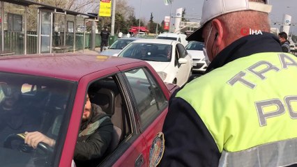 'Evde kal' çağrısına uymayanlar trafiği kilitledi