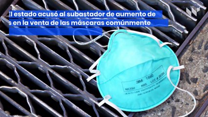 Acusaciones de aumento de precios dejan 750,000 máscaras faciales en el limbo