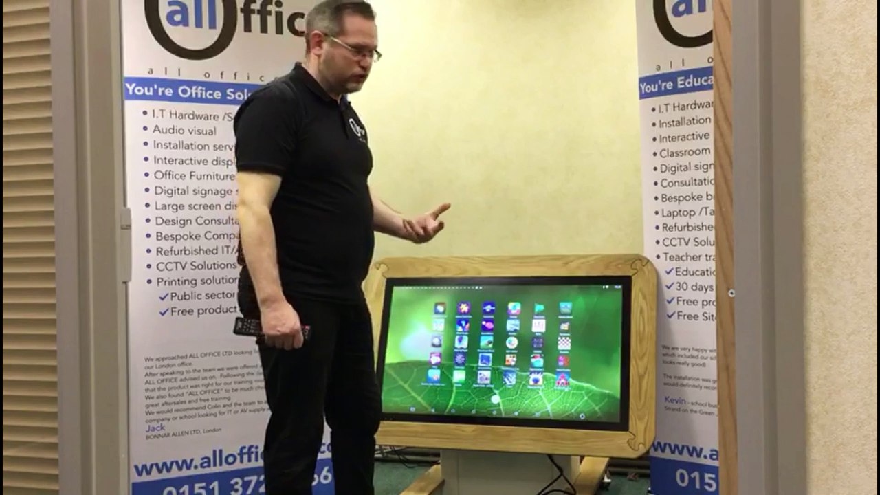 Interactive touch Table Demonstration