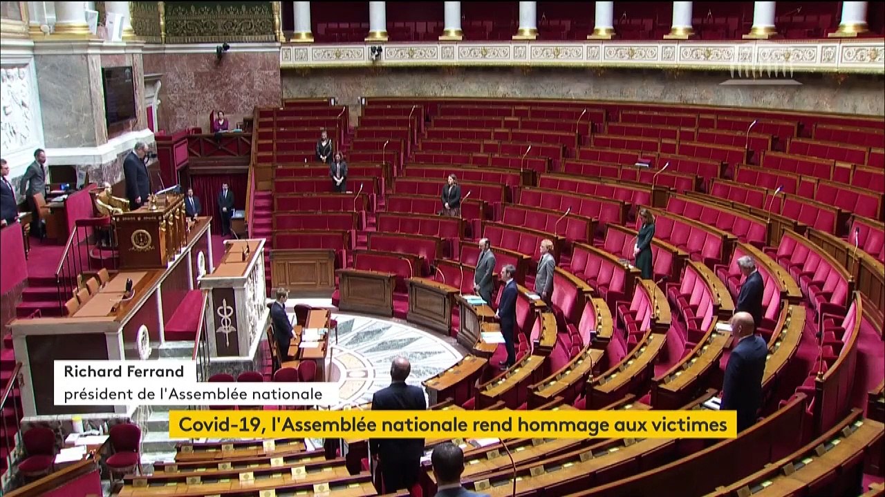 Coronavirus : l'Assemblée nationale observe une minute de silence en hommage aux victimes