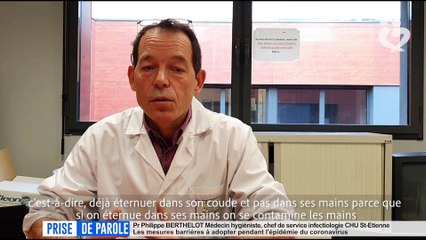 Prise parole du 31 mars - Professeur Philippe Berthelot, CHU de Saint-Etienne