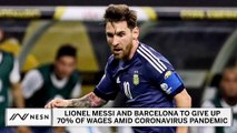 Lionel Messi, Barcelona Players To Take 70% Pay Cut Amid Pandemic