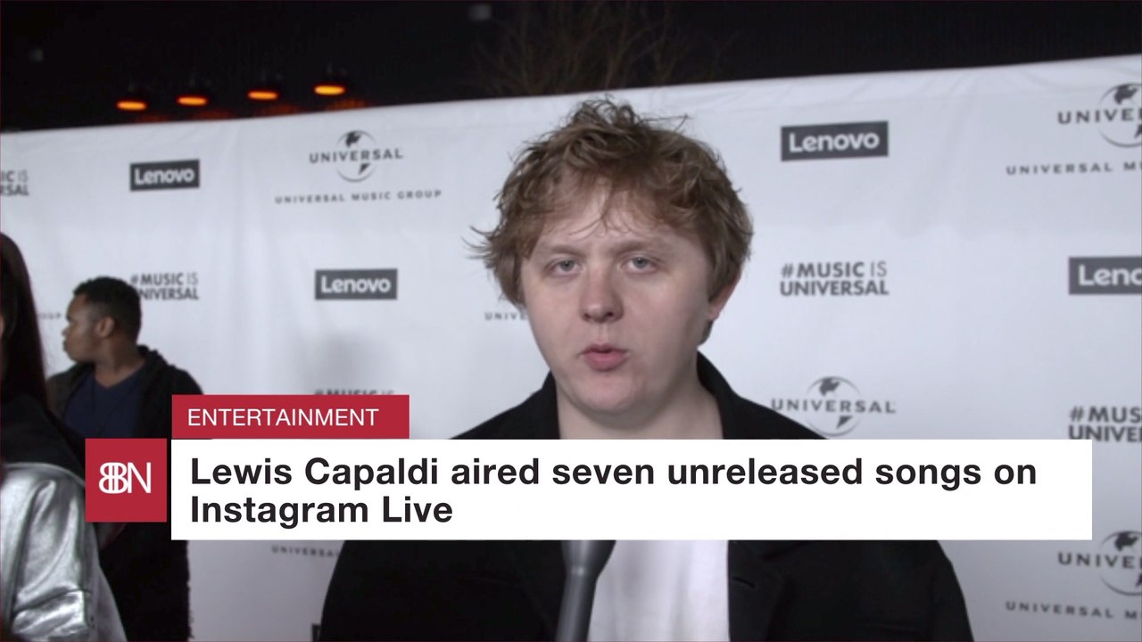 Lewis Capaldi's Instagram Live Performance