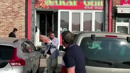 Uluslararası Demokratlar Birliği'nden Belçika'da maske ve gıda yardımı