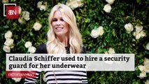 Claudia Schiffer Protects Her Underwear