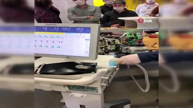 Yerli solunum cihazında ilk prototip üretildi, ilk teslimat 15 Nisan'da