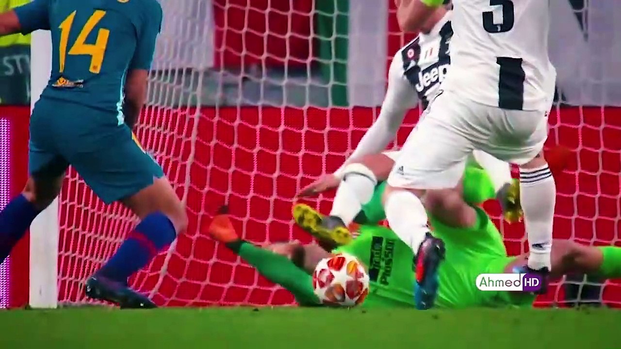 ملخص مباراة يوفنتوس واتليتكو مدريد 3 0 هاتريك ر...