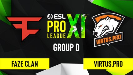 CSGO - FaZe Clan vs. Virtus.pro [Overpass] Map 1 - ESL Pro League Season 11 - Group D