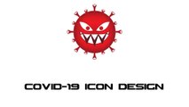 How to design a icon of coronavirus for COVID-19 Visual Support #coronavirus #covid-19 fb