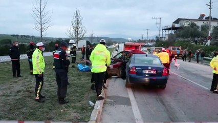 1 kişinin öldüğü trafik kazası güvenlik kamerasına yansıdı - DENİZLİ