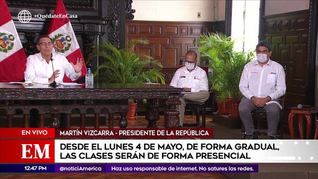 Edición Mediodía: Clases escolares virtuales iniciarán el 6 de abril