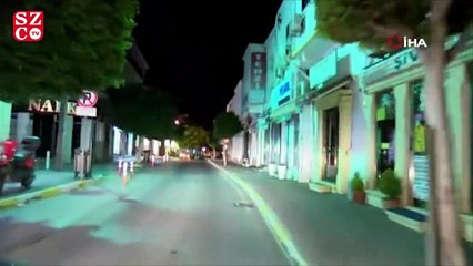 KKTC'de sokağa çıkma yasağı başladı