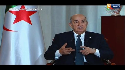 الرئيس تبون: قدرات الدولة موجودة لمحاربة كورونا وما ينقصنا هو الإنضباط