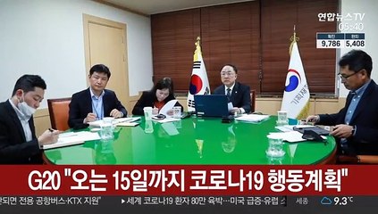 G20 재무장관 "오는 15일까지 코로나19 행동계획"