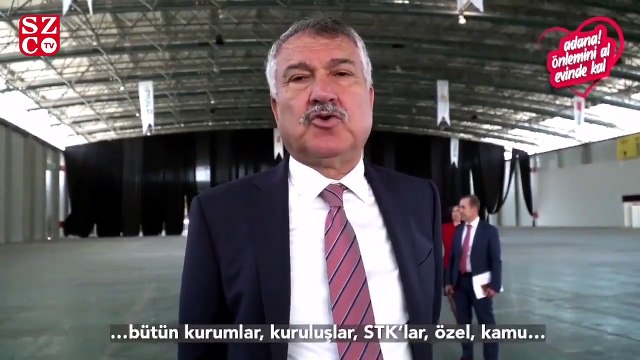 Adana'da bin yataklı sahra hastanesi için çalışmalar başladı
