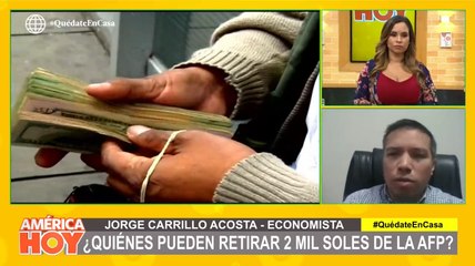 Ex aportantes podrán retirar 2 mil soles de su AFP