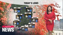 [Weather] Rain on Jeju and south coat in morning, warm temperatures