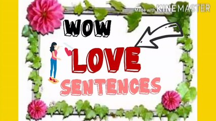 Oh boy,love sentences daily uses