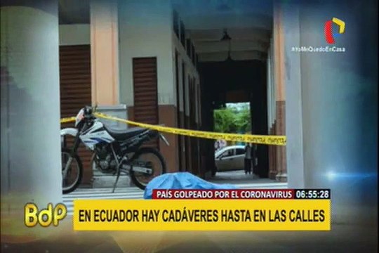 Coronavirus en el mundo: hay cadáveres hasta en las calles en Ecuador