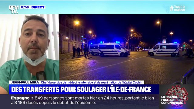 Jean-Paul Mira (chef du service de réanimation de l'hôpital Cochin): Ces transferts sont indispensables
