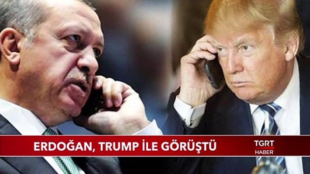 Cumhurbaşkanı Erdoğan Trump ile Görüştü