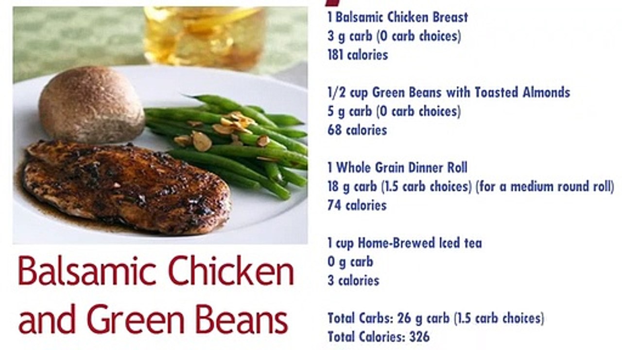 Diabetic Dinner Ideas - 1 Week Diabetic Dinner Ideas -