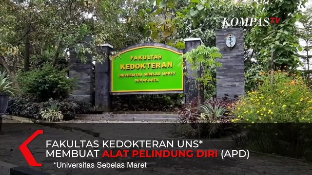 Dosen Fakultas Kedokteran UNS Ciptakan APD Murah dari Plastik