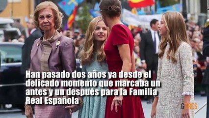 2º aniversario del rifirrafe entre Letizia y Sofía