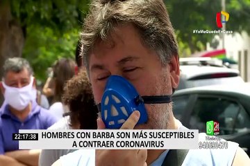 Vello facial propiciaría un mayor contagio por coronavirus, según estudio