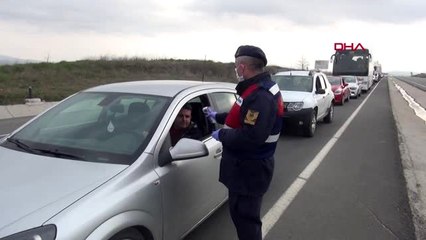 Tekirdağ' girişinde, 'yüksek ateş' kontrolü