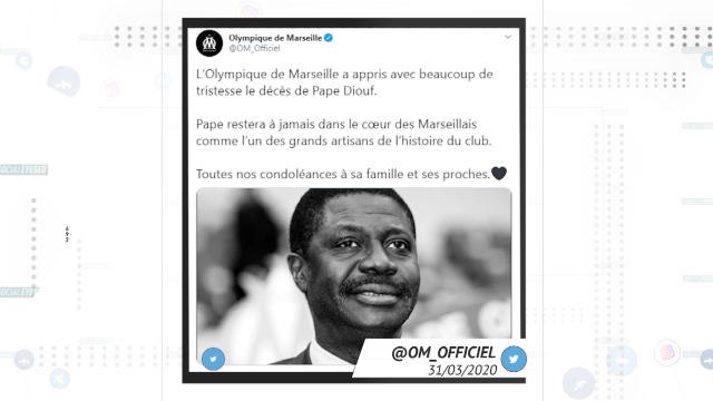 Décès - Le monde du football rend hommage à Pape Diouf