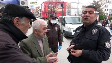 86 yaşında uyarılara aldırmayan vatandaş: “Araba benzin yakıyor, devlete zarar vermeyelim”