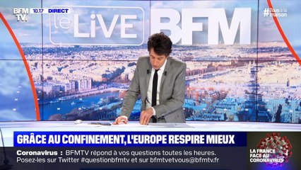 Grâce au confinement, l'Europe respire mieux - 01/04