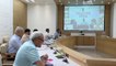 VIJAY RUPANI HOLD CABINET MEETING USING VIDEO CONFERENCE WITH DISTRICT OFFICERS DURING LOCKDOWN SITUATION DUE TO CORONAVIRUS PANDEMIC