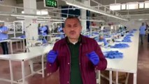 Tekstil atölyesi vatandaşlara ücretsiz maske dağıtmak için üretime başladı - TUNCELİ