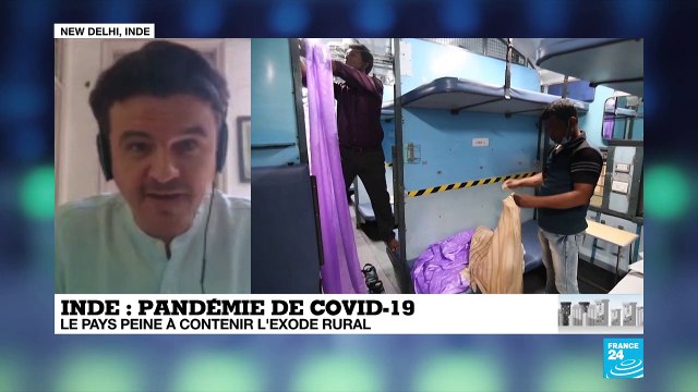 Coronavirus en Inde : 1,3 milliards de personnes confinées, l'exode rural difficile à contenir