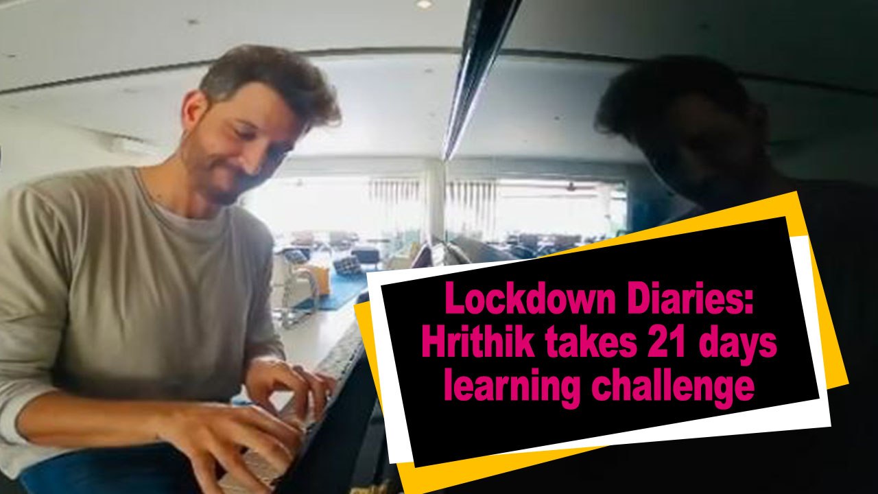 Lockdown Diaries: Hrithik takes 21 days learning challenge