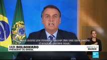 Au Brésil, Bolsonaro reconnaît que le coronavirus est 