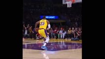LeBron pays tribute to Kobe with sensational dunk