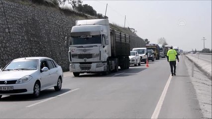 Soma'da koronavirüs denetimleri