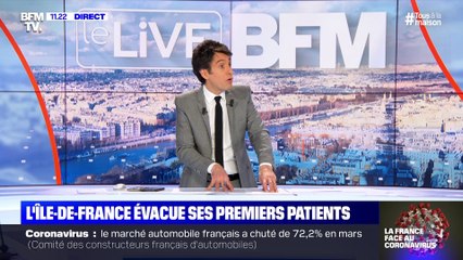 Île-de-France évacue ses premiers patients (6) - 01/04