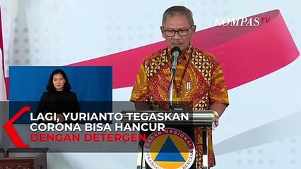 Lagi, Jubir Covid-19 Tegaskan Virus Corona Gampang Mati dengan Detergen!