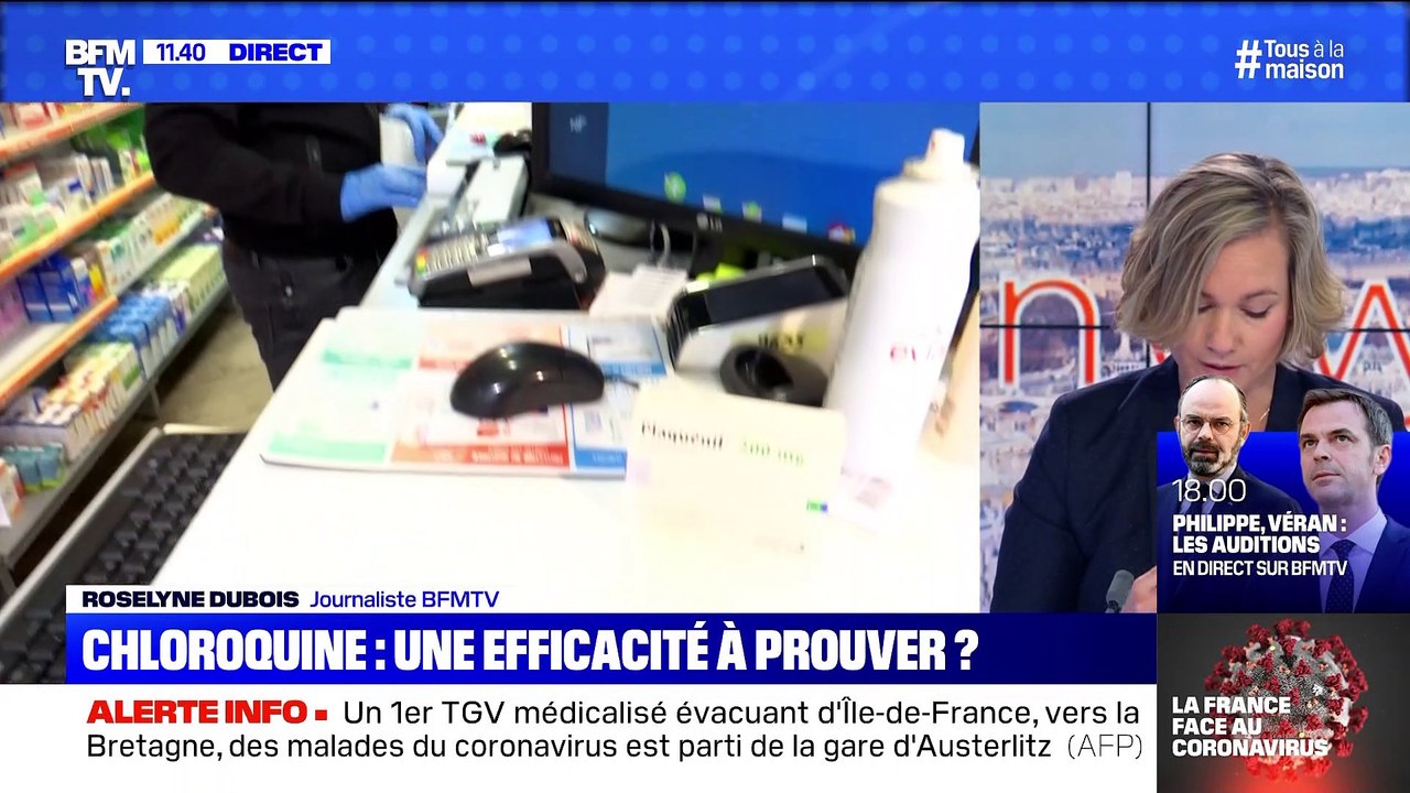 Chloroquine: une efficacité à prouver ? - 01/04