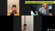 Watford players take a virtual spin class