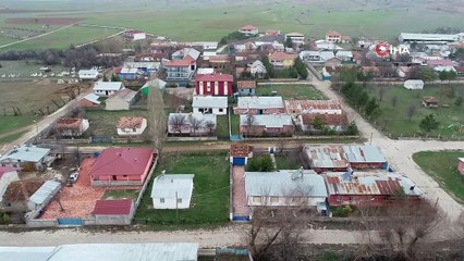 Karantinaya alınan köy sessizliğe büründü